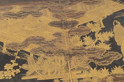 Lot 531 - A 19TH CENTURY CHINESE LACQUERED TRAY