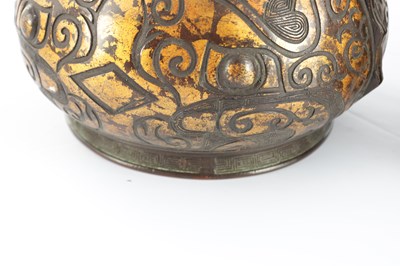Lot 469 - A PAIR OF JAPANESE BRONZE JARDINIERES