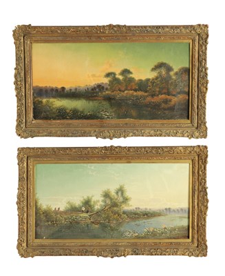 Lot 1195 - HENRY JOHN BODDINGTON (BRITISH 1811-1865). A PAIR OF 19TH CENTURY OILS ON CANVAS