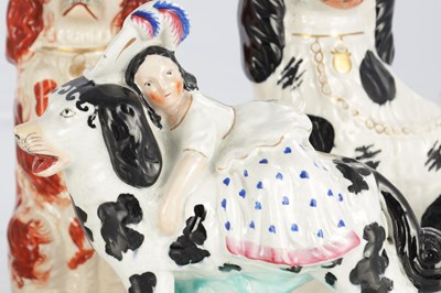 Lot 92 - A COLLECTION OF 19TH CENTURY STAFFORDSHIRE WARE