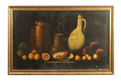 Lot 1188 - A LARGE 19TH CENTURY STILL LIFE OIL ON CANVAS