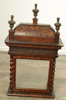 Lot 1579 - THOMAS HORLOCK, HAMMERSMITH. A FINE WILLIAM AND MARY EIGHT-DAY MARQUETRY 12” BRASS DIAL LONGCASE CLOCK
