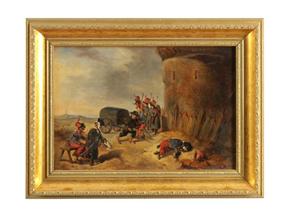 Lot 1192 - A 19TH CENTURY OIL ON CANVAS