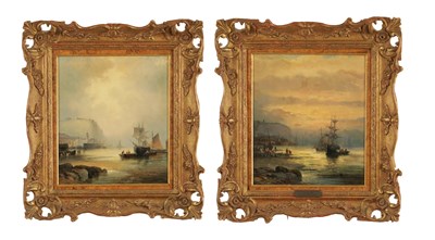 Lot 1106 - CHARLES THORNLEY (1859 - 1885) A PAIR OF OILS ON CANVAS