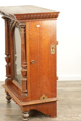 Lot 1023 - A LATE 19TH CENTURY “PENNY IN THE SLOT” UPRIGHT POLYPHON