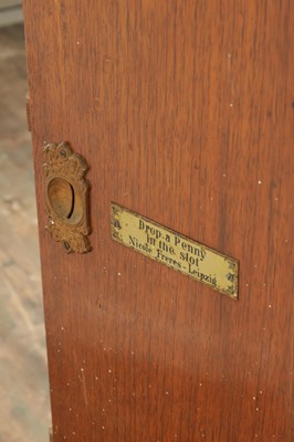 Lot 1023 - A LATE 19TH CENTURY “PENNY IN THE SLOT” UPRIGHT POLYPHON