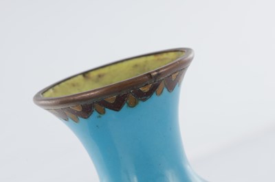 Lot 1712 - A PAIR OF JAPANESE MEIJI PERIOD CLOISONNE HEXAGONAL VASES