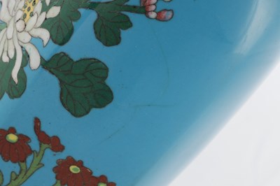 Lot 1712 - A PAIR OF JAPANESE MEIJI PERIOD CLOISONNE HEXAGONAL VASES