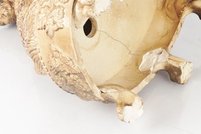 Lot 71 - A PAIR OF 19TH CENTURY STAFFORDSHIRE SPANIELS BY S & H BRIDDON, BRAMPTON