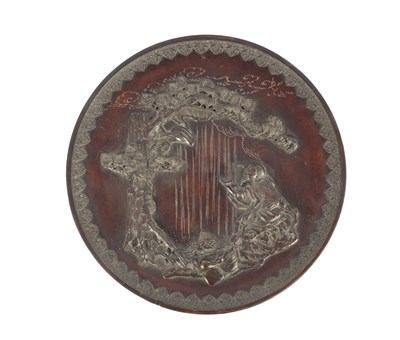 Lot 526 - A LARGE JAPANESE MEIJI PERIOD BRONZE CHARGER