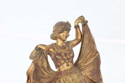 Lot 970 - FRANZ BERGMANN, A 19TH CENTURY AUSTRIAN COLD-PAINTED EROTIC FIGURAL BRONZE AND ANTICO VERDE MARBLE PIN TRAY