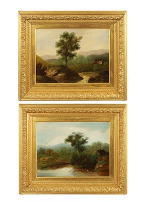 Lot 1132 - HENRY CLEMENTS (1841-1887), A PAIR OF 19TH CENTURY OIL ON CANVAS COUNTRY LANDSCAPES