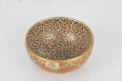 Lot 348 - A FINE JAPANESE MEIJI PERIOD SATSUMA BOWL OF SMALL SIZE