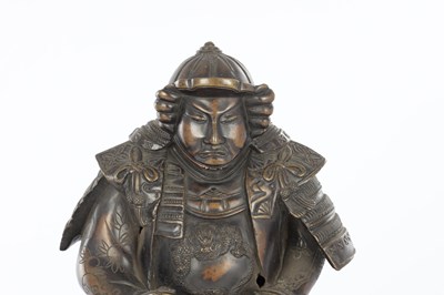 Lot 496 - A LARGE PAIR OF JAPANESE MEIJI PERIOD BRONZE FIGURES