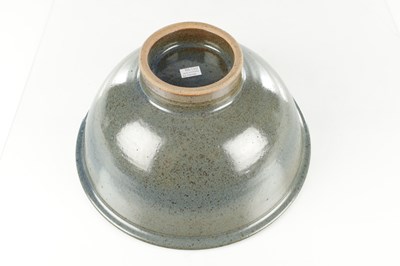Lot 51 - A LARGE DAVID LLOYD-JONES (1928 - 1994). STONEWARE GLAZED ART POTTERY FOOTED BOWL