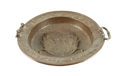 Lot 908 - AN 18TH CENTURY SPANISH COPPER BOWL
