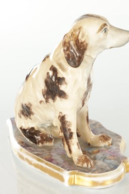Lot 84 - A 19TH CENTURY FRENCH PORCELAIN INKWELL