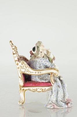 Lot 83 - A LARGE LATE 19TH CENTURY MEISSEN-STYLE DRESDEN FIGURE GROUP OF MUSICIANS