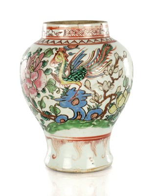 Lot 1699 - A CHINESE PORCELAIN ENAMEL VASE