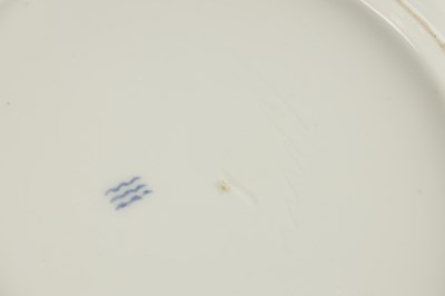 Lot 39 - FIVE 19TH CENTURY PORCELAIN COPENHAGEN CABINET PLATES