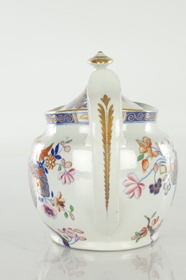 Lot 30 - A 19TH CENTURY SPODE BONE CHINA TEAPOT