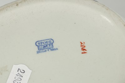 Lot 30 - A 19TH CENTURY SPODE BONE CHINA TEAPOT