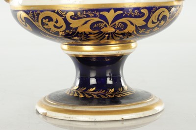 Lot 1681 - A SET OF THREE 19TH CENTURY ROYAL DERBY CERAMIC VASE GARNITURE