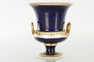 Lot 1681 - A SET OF THREE 19TH CENTURY ROYAL DERBY CERAMIC VASE GARNITURE