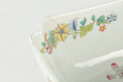 Lot 25 - A 19TH CENTURY SPODE SALAD BOWL