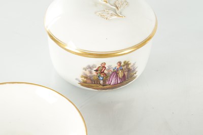 Lot 74 - AN EARLY 20TH CENTURY MEISSEN PORCELAIN TETE A TETE SET