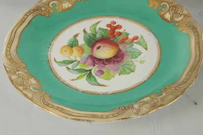 Lot 66 - A 19TH CENTURY ENGLISH PORCELAIN DESSERT SERVICE