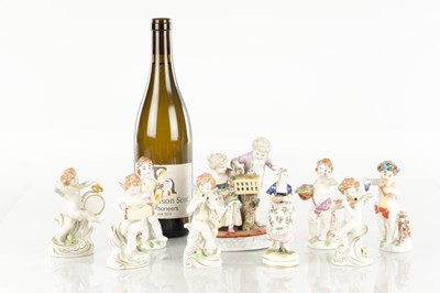 Lot 57 - A COLLECTION OF CONTINENTAL PORCELAIN FIGURES