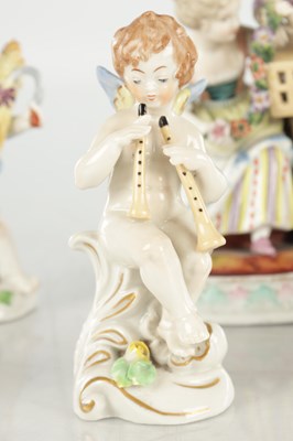 Lot 57 - A COLLECTION OF CONTINENTAL PORCELAIN FIGURES