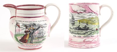 Lot 36 - AN EARLY 19TH CENTURY CREAMWARE SUNDERLAND...