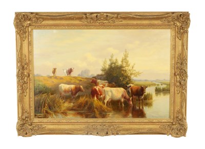 Lot 1137 - WILLIAM SIDNEY COOPER (1854-1927) OIL ON CANVAS