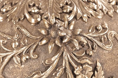 Lot 304 - A LATE 19TH CENTURY INDIAN SILVER METAL LIDDED CENTRE PIECE