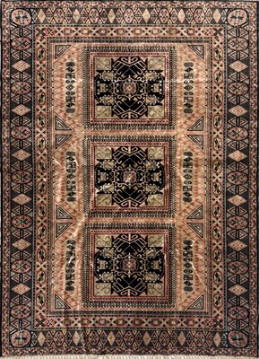 Lot 930 - A SILK TURKISH RUG