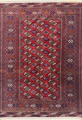 Lot 901 - A TURKMEN TEKE CARPET