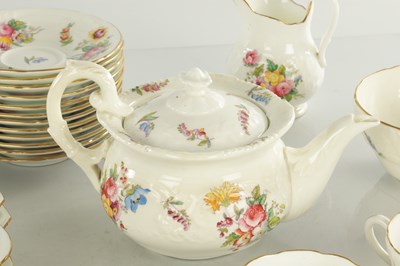Lot 58 - A 19TH CENTURY TWELVE PEICE COALPORT TEA SERVICE