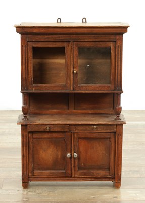 Lot 948 - A 20TH CENTURY FRUITWOOD MINIATURE SIDE CABINET