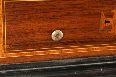 Lot 1044 - A RARE 19TH CENTURY SWISS MANDOLIN TWELVE AIR NICOLE FRERES MUSIC BOX