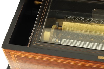 Lot 1044 - A RARE 19TH CENTURY SWISS MANDOLIN TWELVE AIR NICOLE FRERES MUSIC BOX