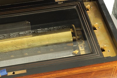 Lot 1044 - A RARE 19TH CENTURY SWISS MANDOLIN TWELVE AIR NICOLE FRERES MUSIC BOX