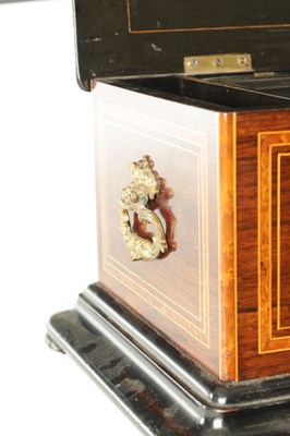 Lot 1044 - A RARE 19TH CENTURY SWISS MANDOLIN TWELVE AIR NICOLE FRERES MUSIC BOX
