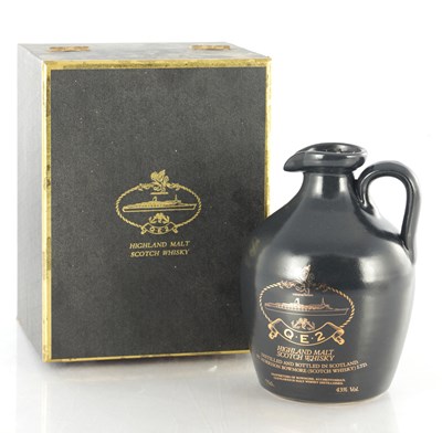 Lot 1008 - GLEN GARIOCH MORRISON BOWMORE QE2 DECANTER SINGLE MALT SCOTCH WHISKY