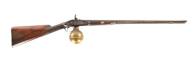 Lot 714 - AN 19TH CENTURY BALL RESERVOIR AIR RIFLE BY J. CALVERT OF LEEDS