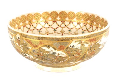 Lot 475 - A 19TH CENTURY JAPANESE SATSUMA BOWL