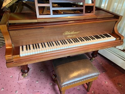 Lot 1040 - BLUTHNER ROSEWOOD GRAND PIANO CIRCA 1901