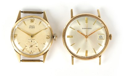 Lot 404 - TWO GENTLEMAN'S VINTAGE 9CT GOLD WRIST WATCHES