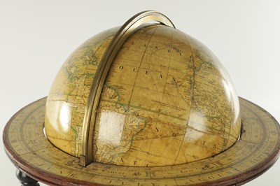 Lot 765 - A 19TH CENTURY S.S. EDKINS 12" LIBRARY GLOBE
